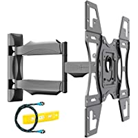 Invision Soporte TV de Pared para 26 a 60 Pulgadas Pantallas - Inclinación- Giratoria y Extensión - Brazo Único Ultra…
